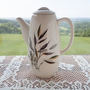 Grey Bamboo Mid-Century Teapot/Coffee Pot By Kanedai Of Japan